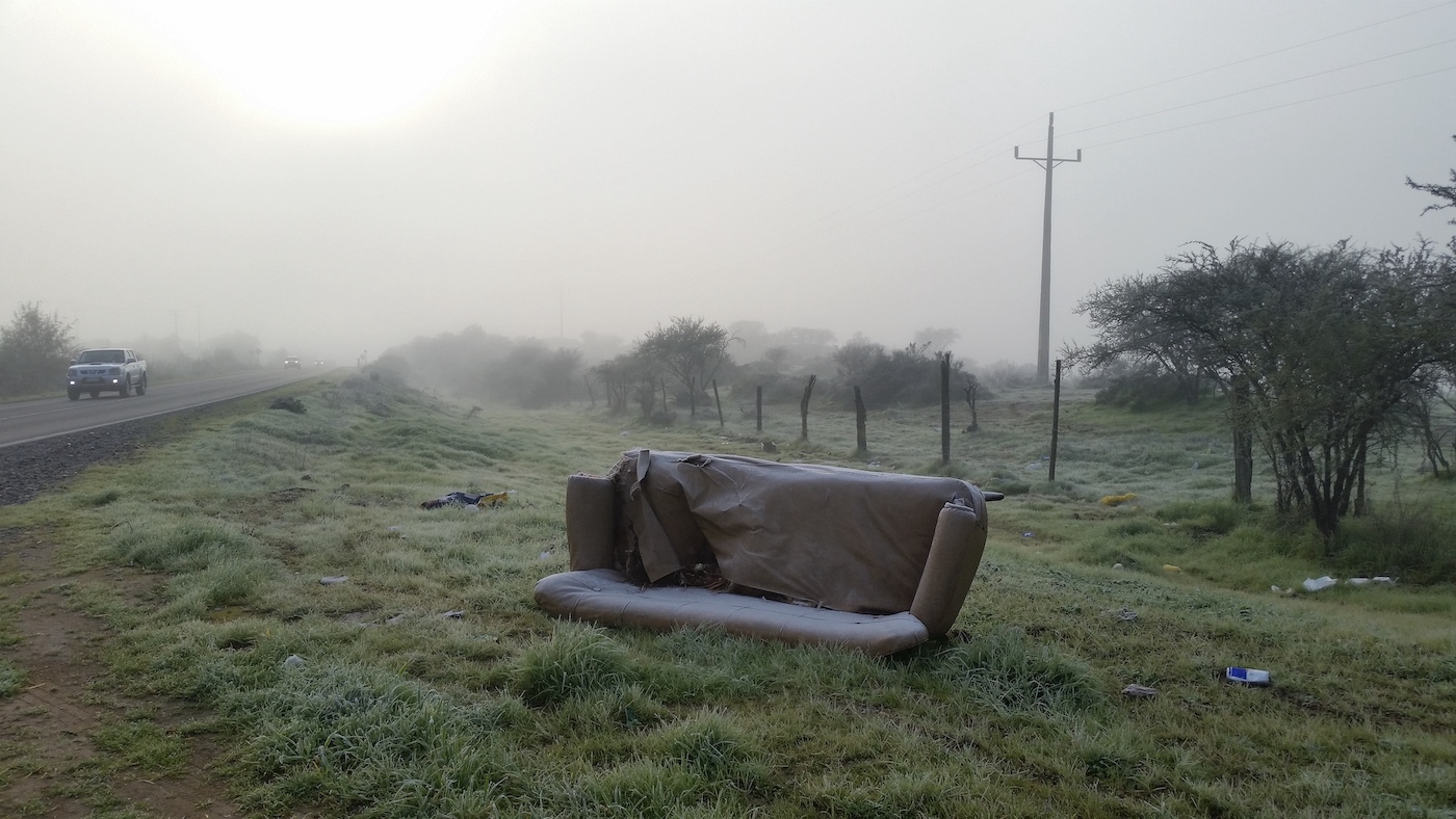 street couch in chile